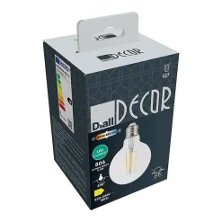Ampoule LED globe E27 806lm 5.9W = 60W Ø9.5cm Diall blanc neutre