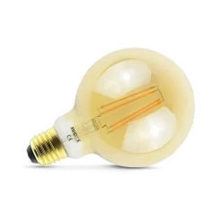 Ampoule LED Globe G95 E27 - Filament 8W - 2700K Golden
