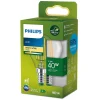 Ampoule LED globe UltraEfficient filament transparante E14 485lm 2.3W = 40W IP20 blanc froid Philips