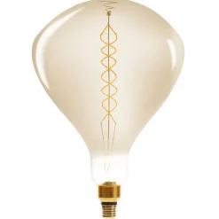 Ampoule LED Goutte ambrée - filament torsadé E27 - Atmosphera