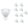 Ampoule LED GU4 / MR11 - SILUMEN - 4W 12V - Blanc Neutre 4000K - Pack de 10 - 220 lumens