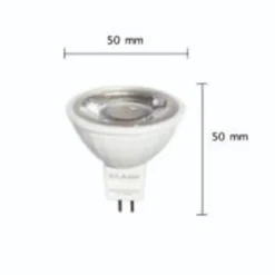 Ampoule LED GU5.3 / MR16 12V 8W SMD 80 - SILUMEN - Blanc Neutre - Réflecteur - Spot