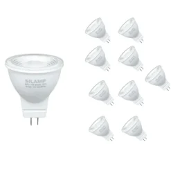 Ampoule LED GU4 / MR11 4W 12V (Pack de 10) - Blanc Froid 6000K - 8000K - SILAMP
