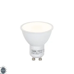 Ampoule LED GU10 avec détecteur crépusculaire 5W 380lm 2700K