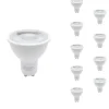 Ampoule LED GU10 Dimmable 8W 220V SMD2835 PAR16 60degrés (Pack de 10) - Blanc Neutre 4000K - 5500K - SILAMP