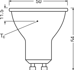 Ampoule LED GU10 575lm blanc froid 6.9W Osram