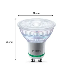 Ampoule LED GU10 375lm blanc neutre 50W Philips, Our Ultra Efficient Light