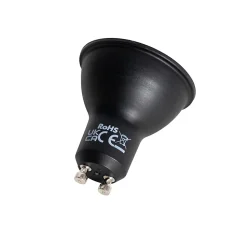 Ampoule LED GU10 noire 7W 610lm 3000K