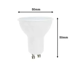 Ampoule LED GU10 10W - SILUMEN - Blanc Neutre 4200k - 5500k - Intérieur