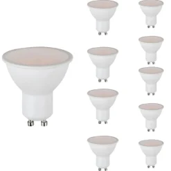 Ampoule LED GU10 4.5W (Pack de 10) - Blanc Neutre 4000K - 5500K - SILAMP