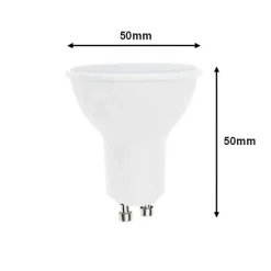 Ampoule LED GU10 9.5W (Pack de 10) - Blanc Neutre 4000K - 5500K - SILAMP