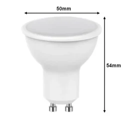 Ampoule LED GU10 7W 220V Dimmable - Blanc Neutre 4200k - 5500k - SILUMEN
