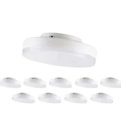 Ampoule LED GX53 7W - Pack de 10 - Blanc Chaud 2300k - 3500k - Classe énergétique A+