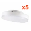 Ampoule LED GX53 7W (Pack de 5) - Blanc Froid 6000K - 8000K - SILAMP