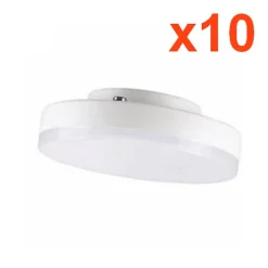 Ampoule LED GX53 7W SLIM (Pack de 10) - Blanc Froid 6000K - 8000K - SILAMP