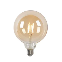 Ampoule LED intelligente E27 G125 dorée 4,9W 470lm 1800-4000K