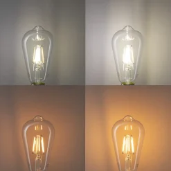 Ampoule LED intelligente E27 ST64 4,5W 470lm 1800-4000K