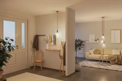 Ampoule LED lampion blanc Edison E27 400lm blanc chaud 4.3W Paulmann