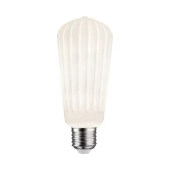 Ampoule LED lampion blanc Edison E27 400lm blanc chaud 4.3W Paulmann