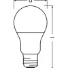 Ampoule LED Ledvance/Osram "Classique" E27 8,5W 806Lm 2700K 200 IP20
