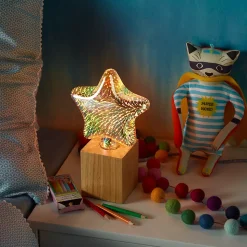 Ampoule LED linéaire E27 20lm 4W blanc chaud ⌀14cm argent