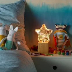 Ampoule LED linéaire E27 20lm 4W blanc chaud ⌀14cm argent