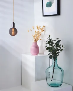 Ampoule LED linéaire Globe E27 50lm 1W blanc chaud ⌀12,5cm marron