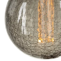 Ampoule LED linéaire Globe E27 50lm 1W blanc chaud ⌀12,5cm marron