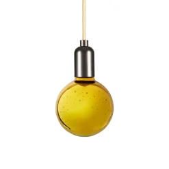 Ampoule LED linéaire Globe E27 20lm 4W blanc chaud ⌀9,5cm jaune