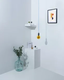 Ampoule LED linéaire Globe E27 20lm 4W blanc chaud ⌀9,5cm jaune