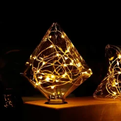 Ampoule LED NETTLIFE Ampoule LED vintage E27 Fireworks 3W diamant blanc chaud