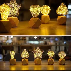 Ampoule LED NETTLIFE Ampoule LED vintage E27 Fireworks 3W diamant blanc chaud