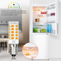 Ampoule LED NETTLIFE E14 vintage, lot de 2700 K, verre rétro, 3 W, lampe à économie d'énergie, E14, 8 pièces