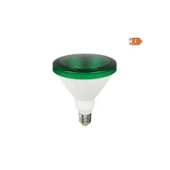 Ampoule LED Par38 E27 15W 1200lm verte GENERIQUE - 12x13,8cm IP64