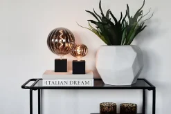 Ampoule LED Pulse Metz gris fumé dimmable E27 ⌀12,5cm 40lm 4W blanc chaud Calex