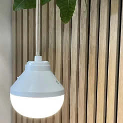 Ampoule LED rechargeable LYS Blanc H 15cm