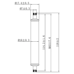 Ampoule LED R7S 806lm=60W blanc chaud Jacobsen
