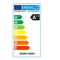 Ampoule led R7s 78mm 5W 500lm verre d.16mm 3000K