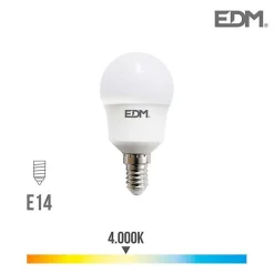 Ampoule LED sphérique - EDM - E14 - 8.5W - 940 lm - 4000K