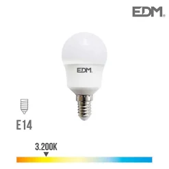 Ampoule LED sphérique - EDM - E14 - 8.5W - 940 lm - 3200K