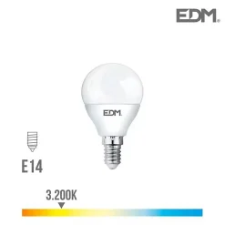 Ampoule LED Sphérique E14 - 7W 600lm - Lumière Chaude - 4,5x8,2cm - 98949