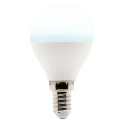 Ampoule LED Sphérique E14 - 5W - Blanc froid - 400lm - 6500K - Zenitech