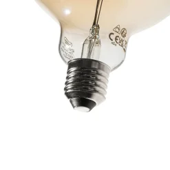 Ampoule LED spirale à filament E27 dimmable or G125 4W 270lm 2700K