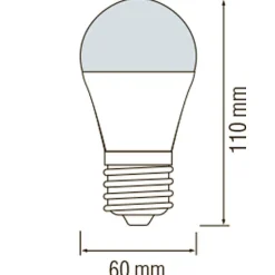Ampoule LED standard 8W E27 4200K