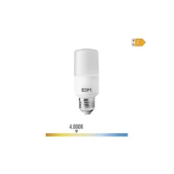 Ampoule LED tubulaire - EDM - E27 - 10W - 1100 lm - 4000k