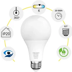 AMPOULE LED 18W CHAUDE E27 230V RSL032