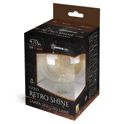 AMPOULE LED 5W CHAUDE E27 230V WOJ+14461 GLOB G125