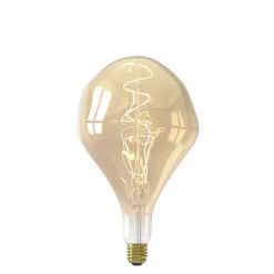Ampoule LED XXL à filament spirale E27 300lm 6W blanc extra chaud ⌀16,5cm Calex