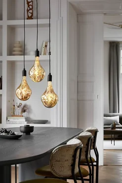 Ampoule LED XXL Evo Champagne E27 100lm 6W Ø16.5cm Calex