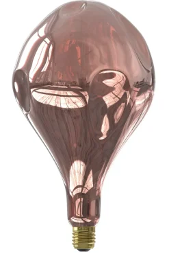 Ampoule LED XXL filament dimmable E27 80lm blanc chaud rose Ø16,5 x L.28cm Calex